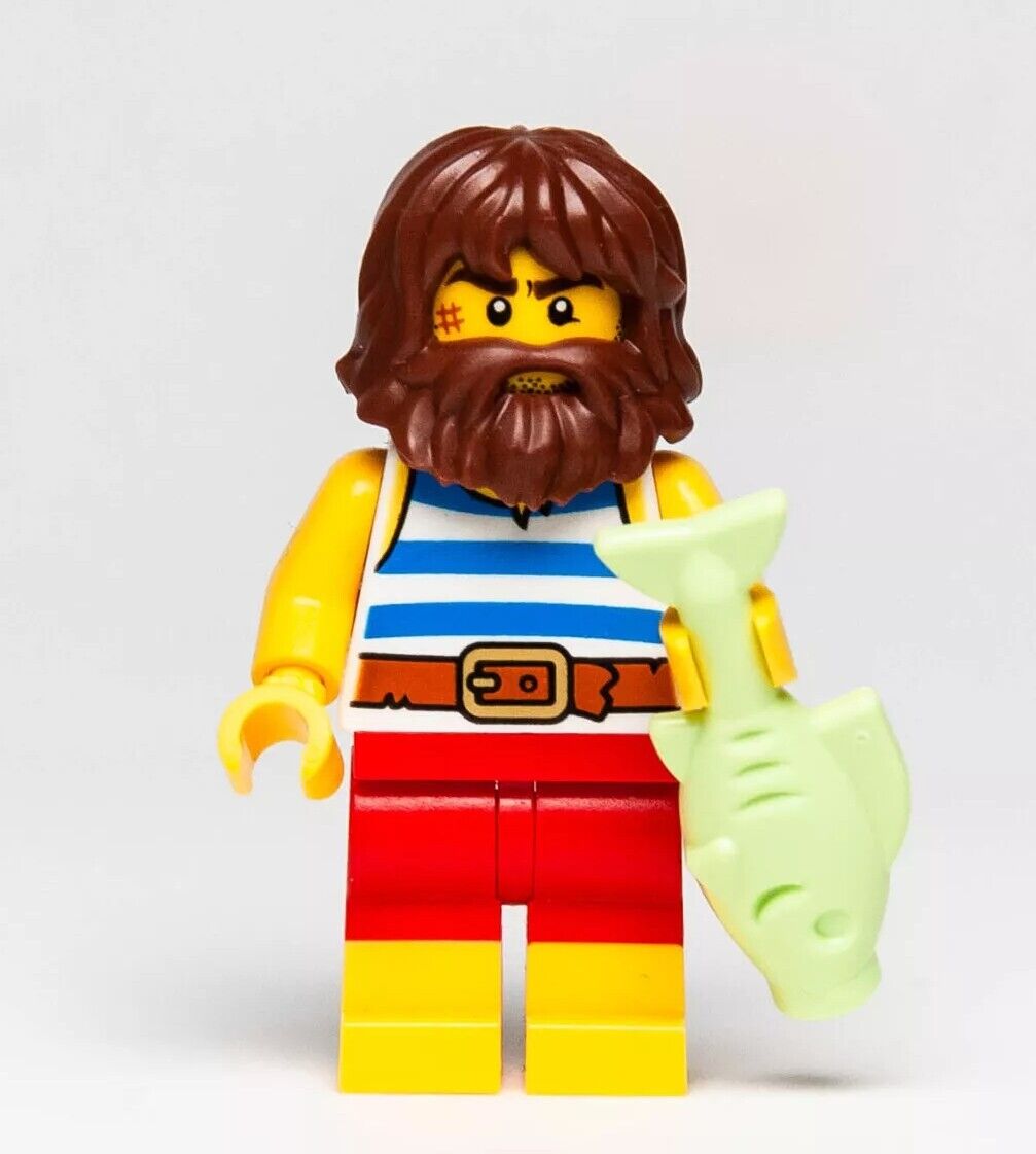 Lego Ideas Minifigure - Ray The Castaway (idea122) 40566 - StudBee