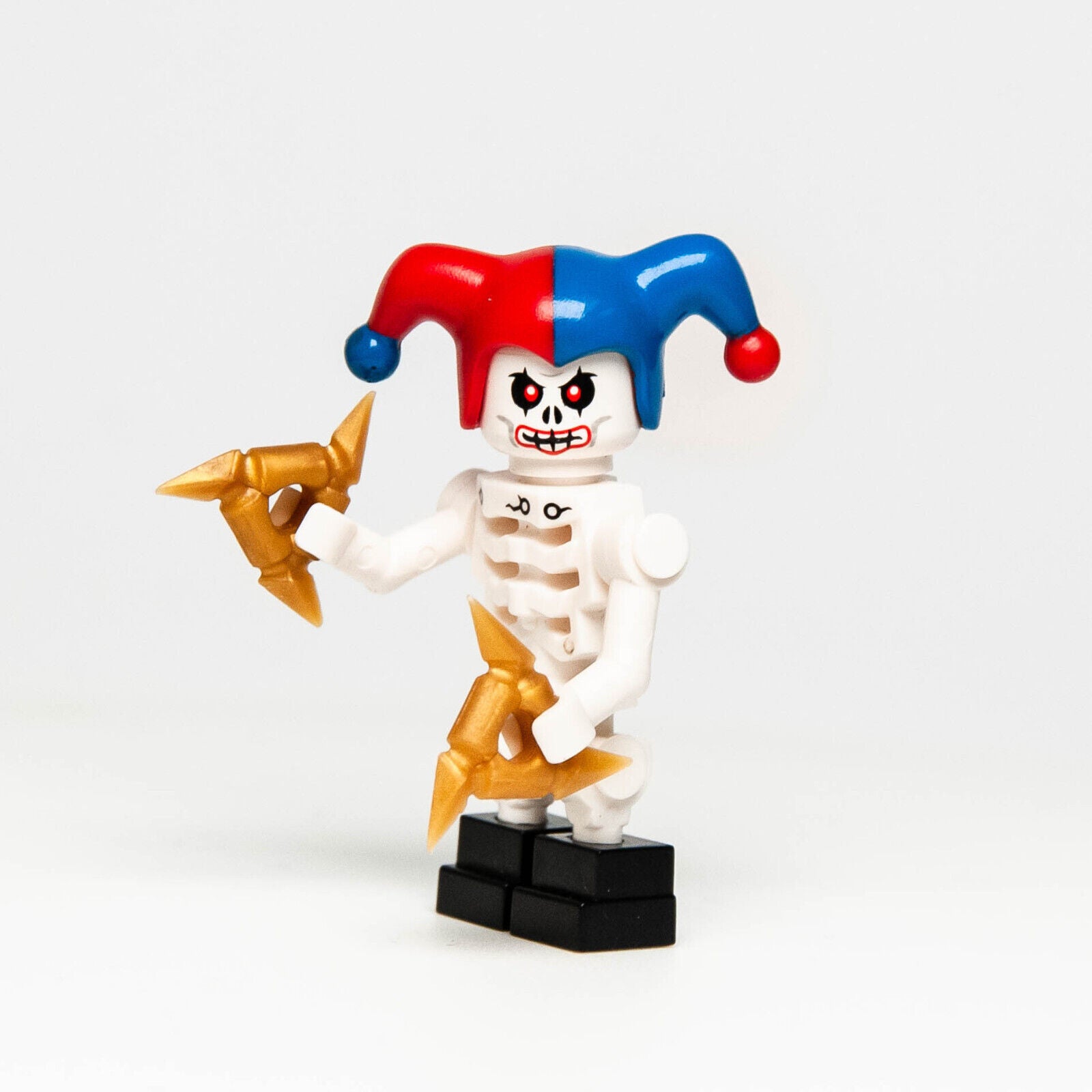 LEGO Ninjago Golden Weapons: Krazi Skulkin (njo017) 2260 Jester Hat Ice Dragon - StudBee