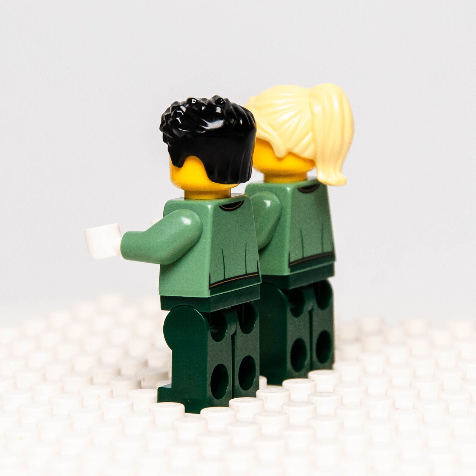 Lego Boutique Hotel Minifigures: Bellhop & Receptionist w/ Luggage Cart 10297 - StudBee