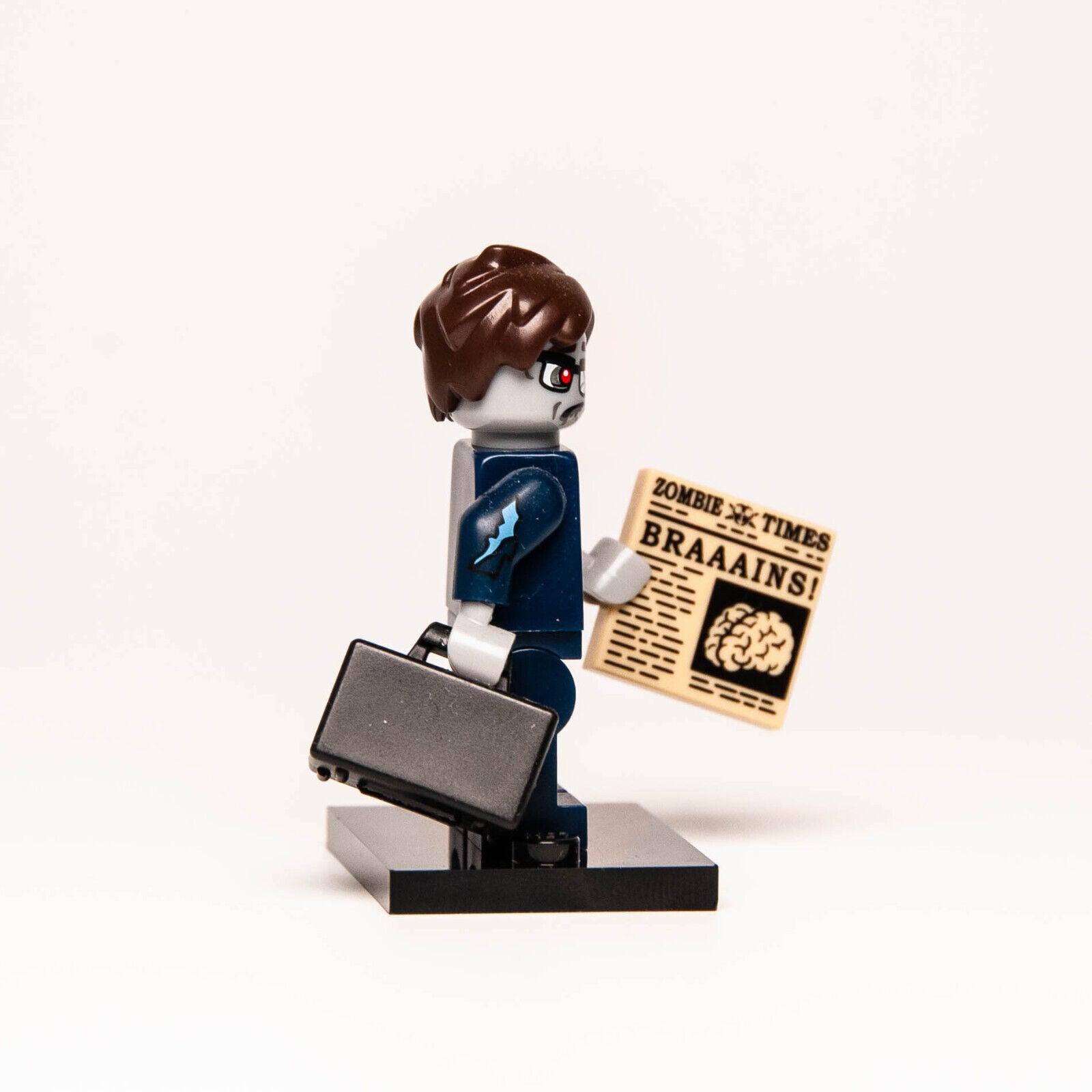 New LEGO Monsters CMF Series 14 - Zombie Businessman (col14-13) 71010 (blk - StudBee