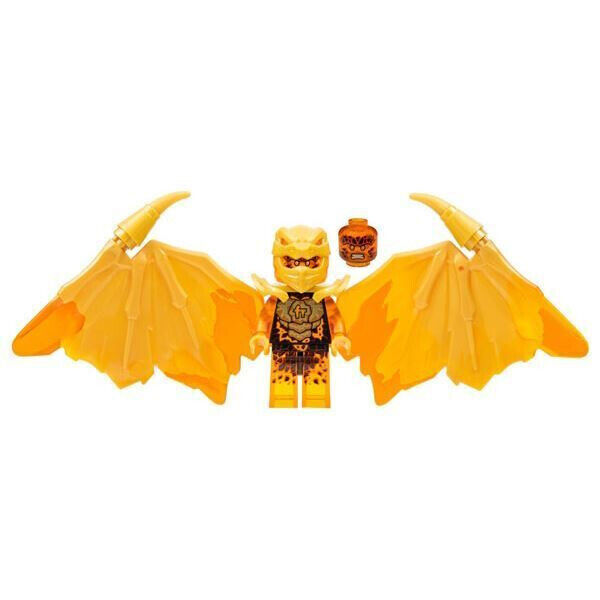 New Lego Ninjago Crystalized Minifigure: Golden Dragon Cole (njo781) 71770