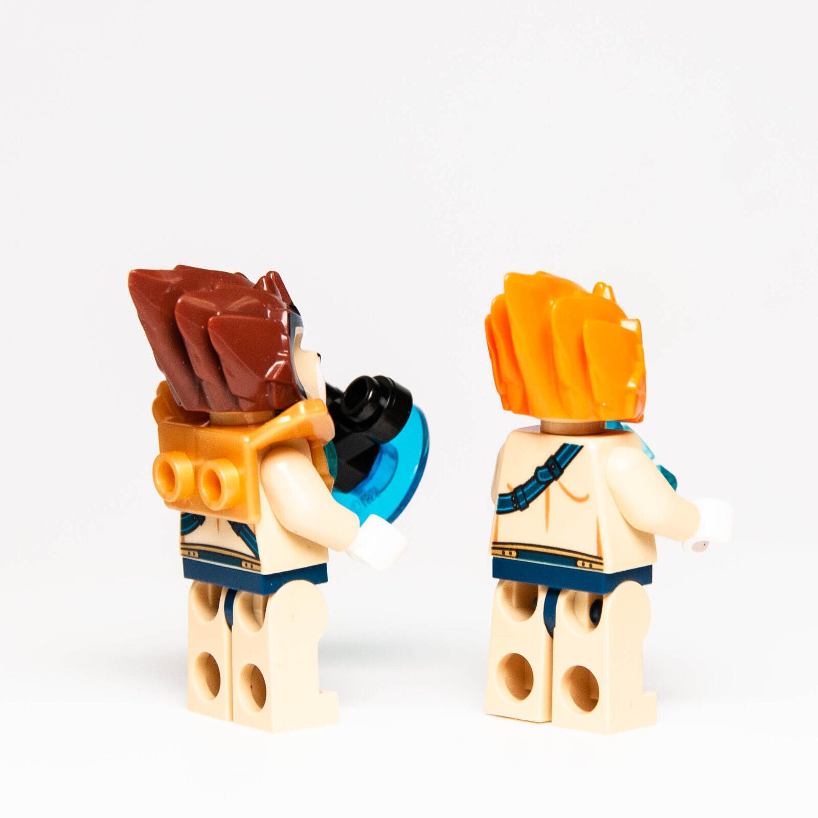 LEGO Chima Minifigure Lot: Leonidas (loc017) & Lennox (loc025) 70006 Lion Tribe - StudBee