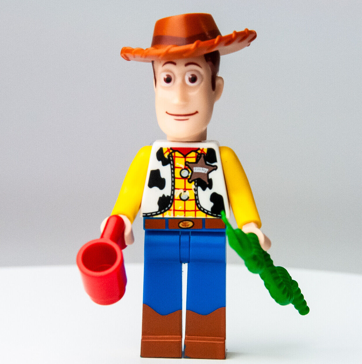 LEGO Tall Woody (w/ Snake and Mug) - Toy Story - 7597 7590  (toy003) Long Legs - StudBee
