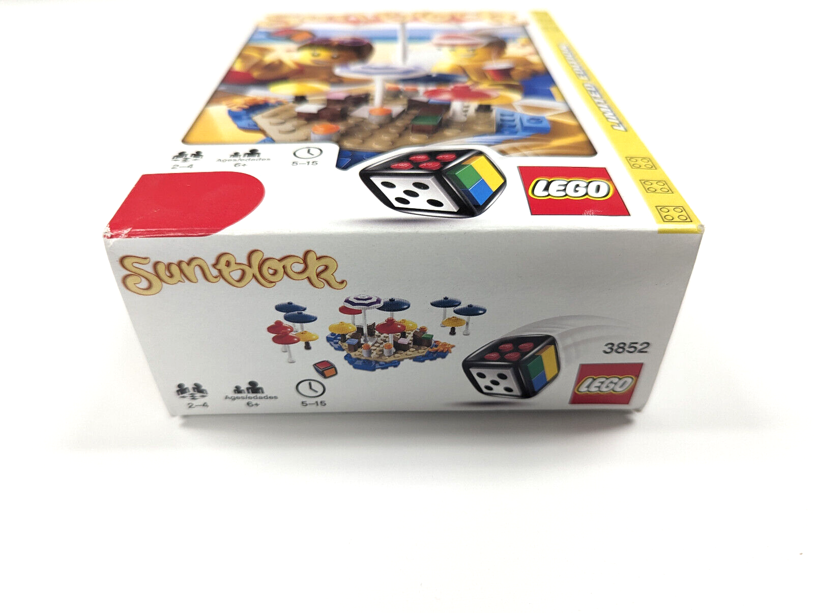 *NEW* LEGO 3852 SUNBLOCK Game Beach Umbrella Summer - Retired, Open Box - StudBee