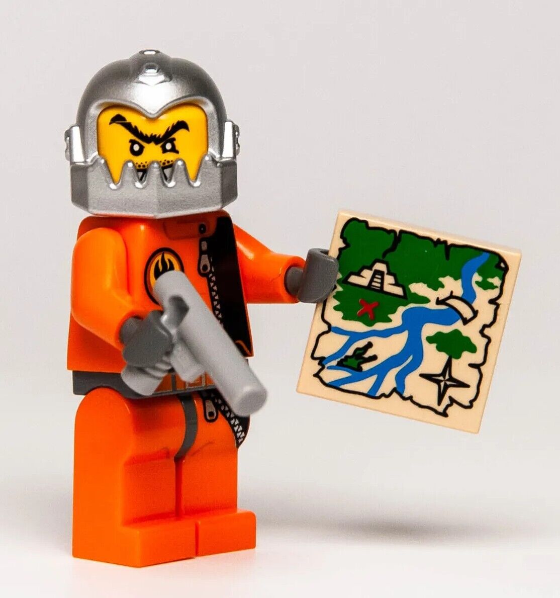 LEGO Agents Minifigure - Break Jaw (agt003) Swamp Raid w/ Map 8632 - StudBee