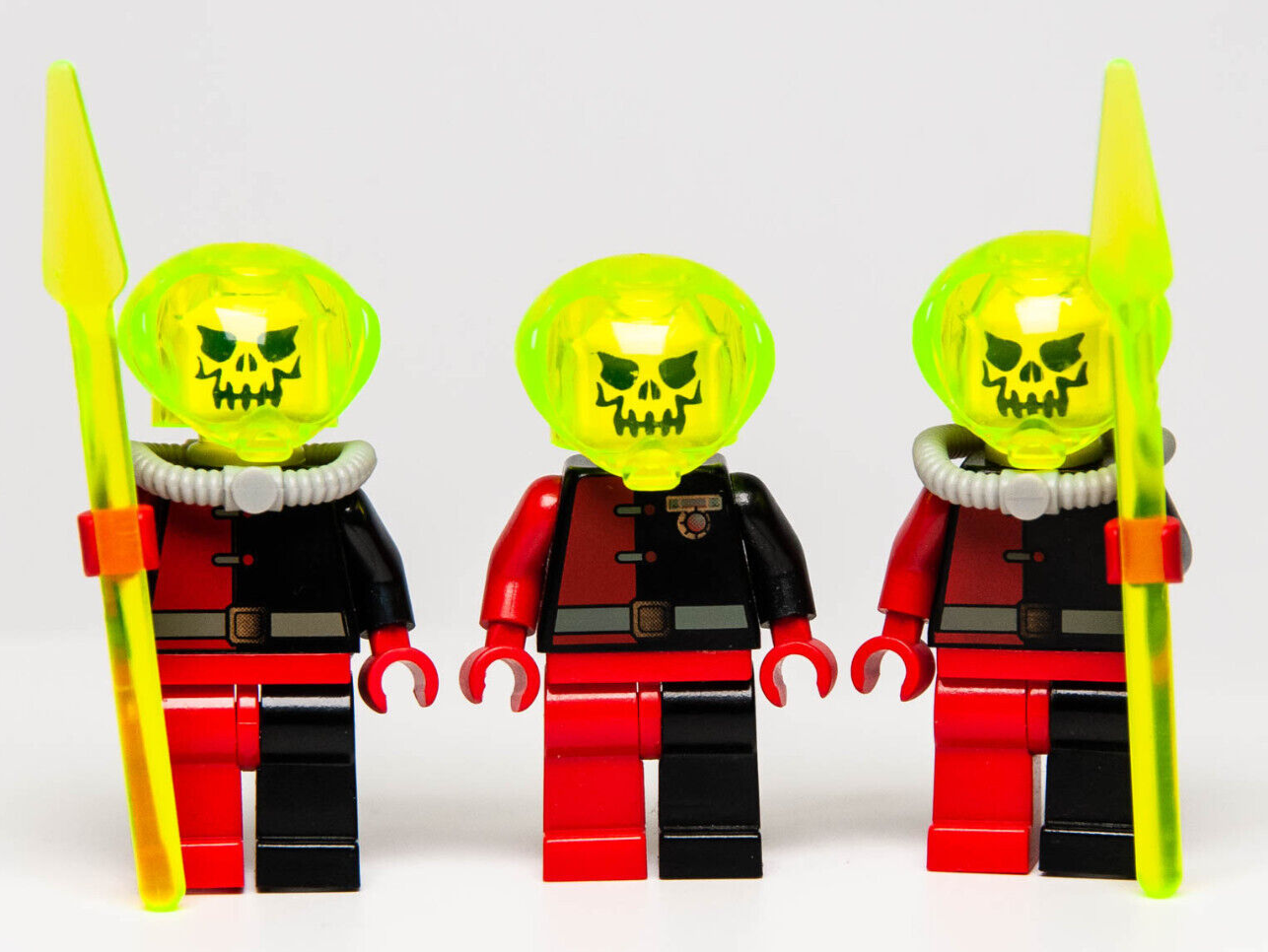 Lot of 3 LEGO Alpha Deep Sea Minifigures Ogel Minions & Commander w/ Spears (alp - StudBee