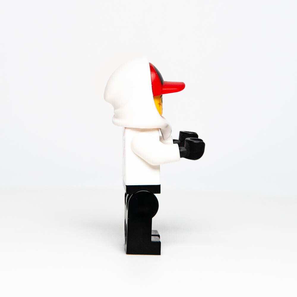 LEGO Jack Davids - White Hoodie with Cap and Hood Minifigure (hs009) 70419