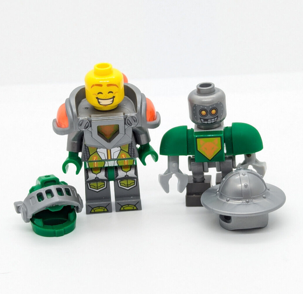 LEGO Nexo Knights Minifigure - Aaron & Bot (nex064 nex029) 70320 Aero Striker V2