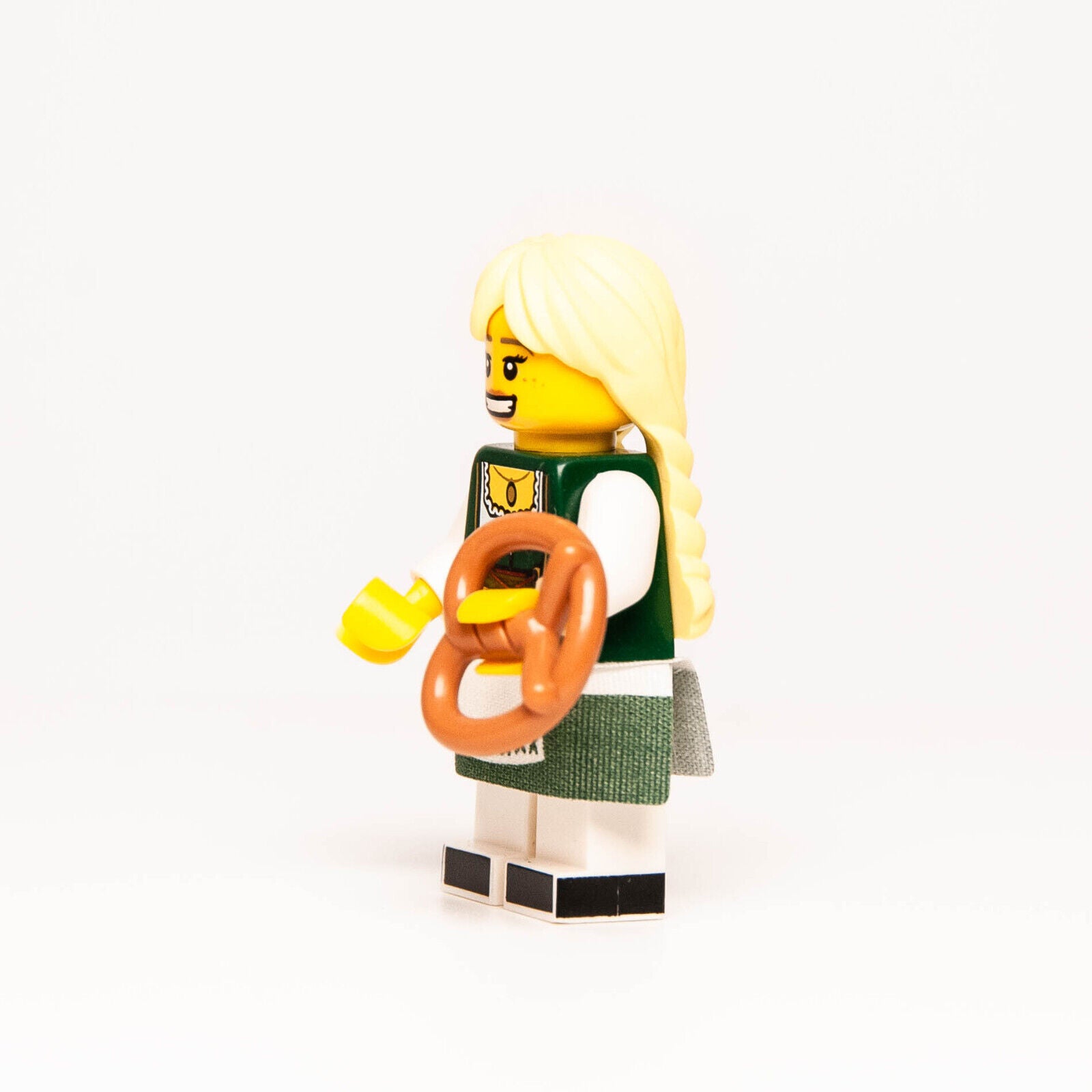 LEGO CMF Minifigure 71002 Series 11 - Pretzel Girl (col11-3) col165 Oktoberfest - StudBee
