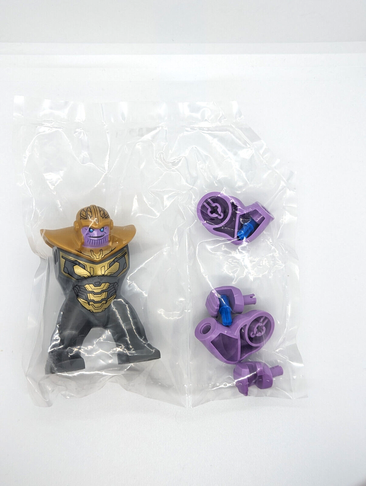 New LEGO Thanos - Dark Bluish Gray Armor, Printed Arms Minifigure (sh576) 76131 - StudBee