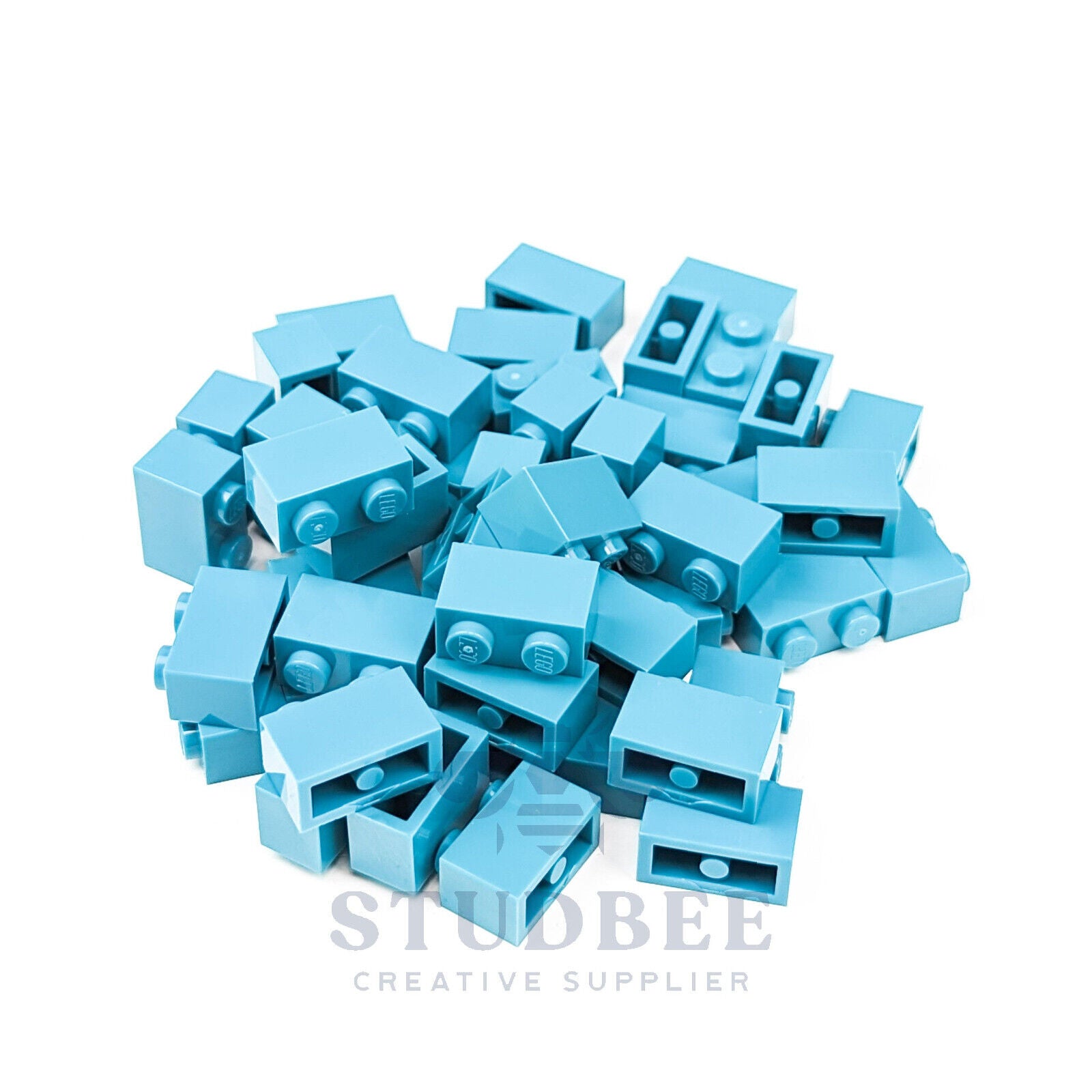 NEW LEGO  - 1 x 2 Bricks - #3004 - 50 Pieces - 20+ Colors Available - StudBee