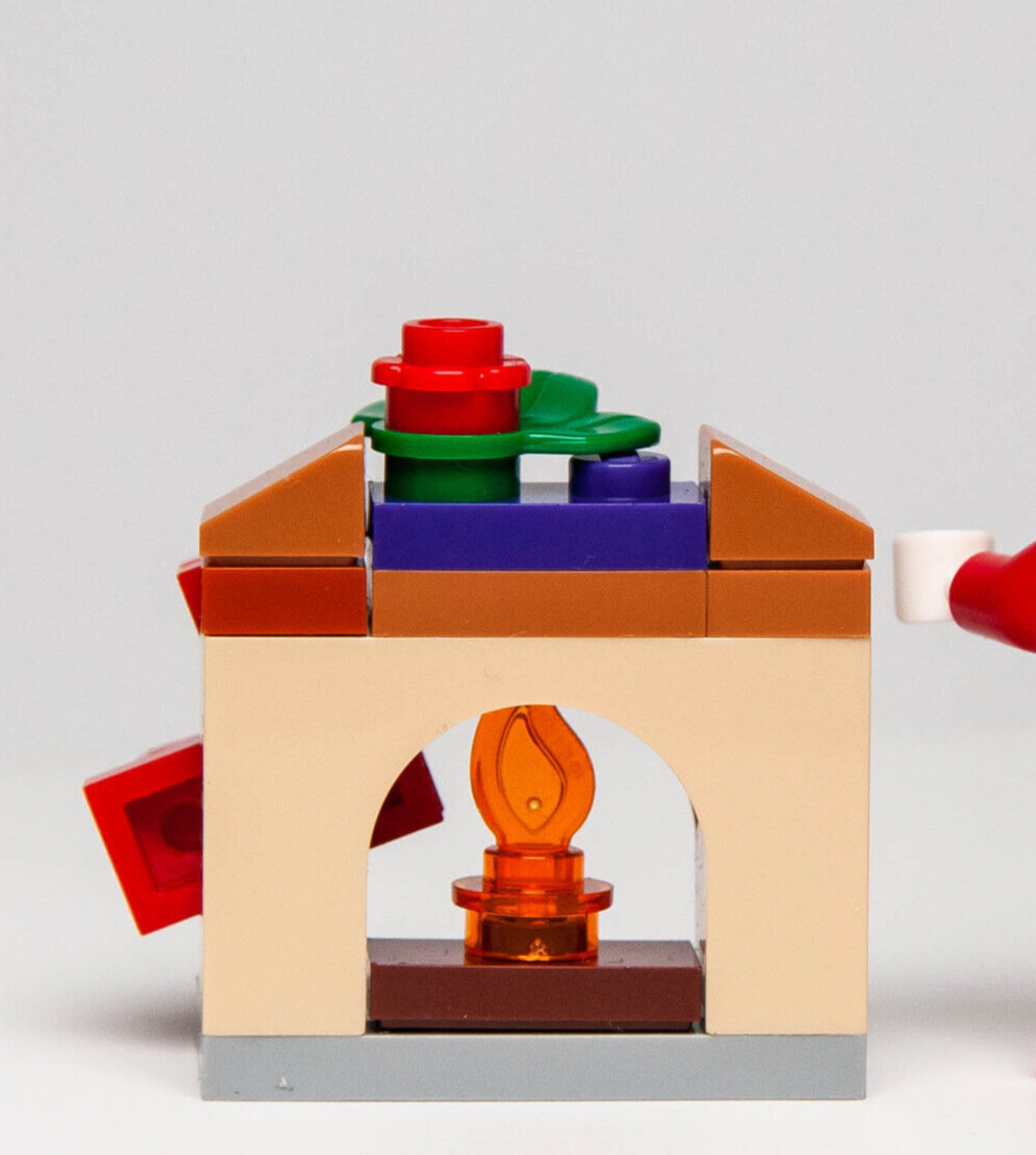 New LEGO Advent Minifigure Lot Santa Claus 60201-25 Fireplace 41420-4 Christmas) - StudBee