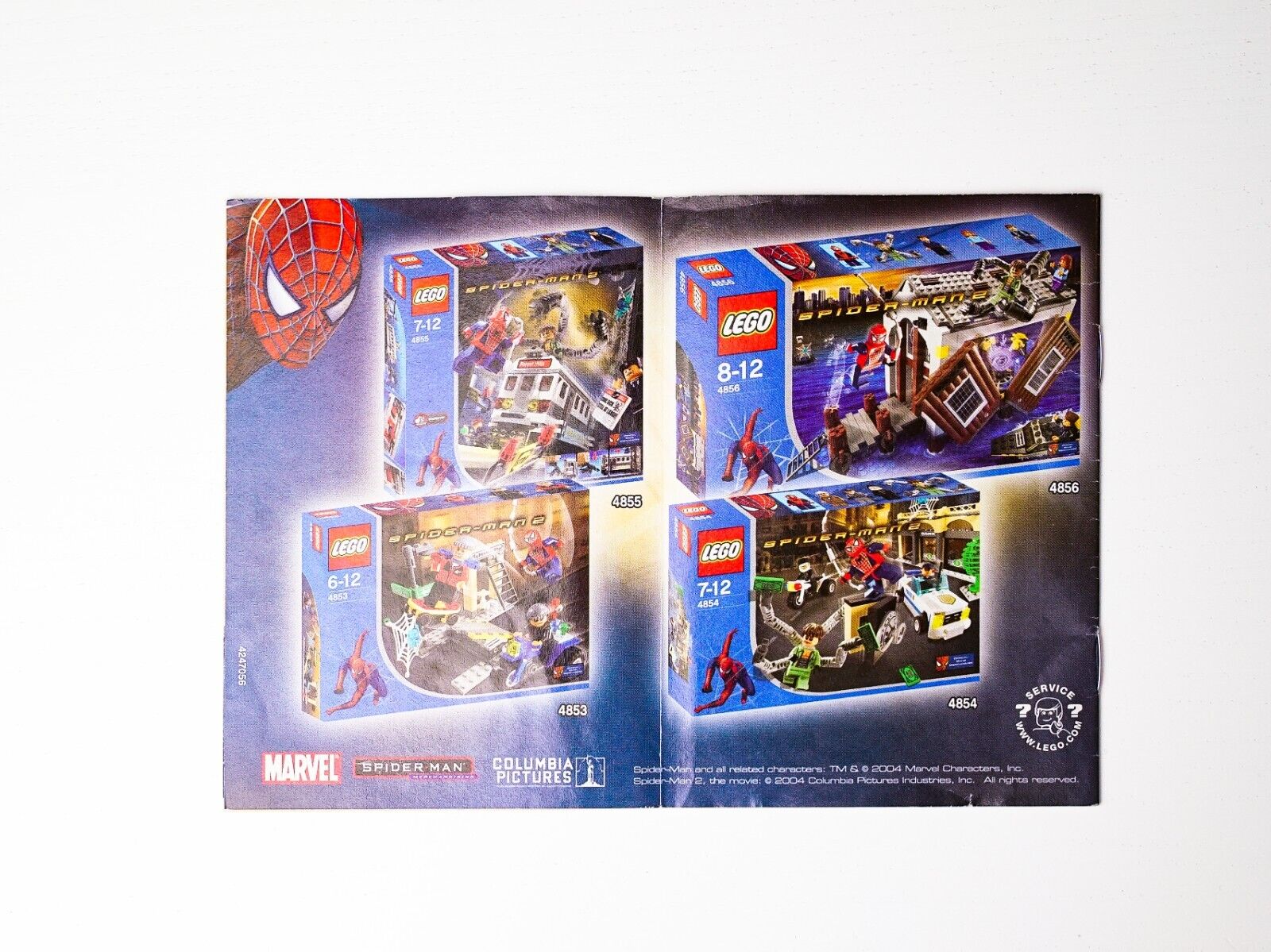 LEGO Spider-Man 2: Spider-Man's Street Chase (4853) Complete with Manual - Video - StudBee