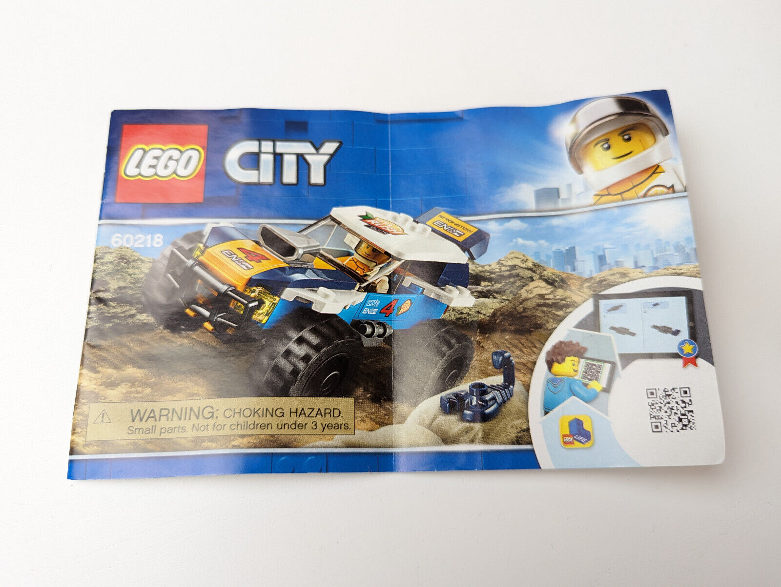 LEGO City Desert Rally Vita Rush Racer Set 60218 - 100% Complete w/ Manual, Box - StudBee