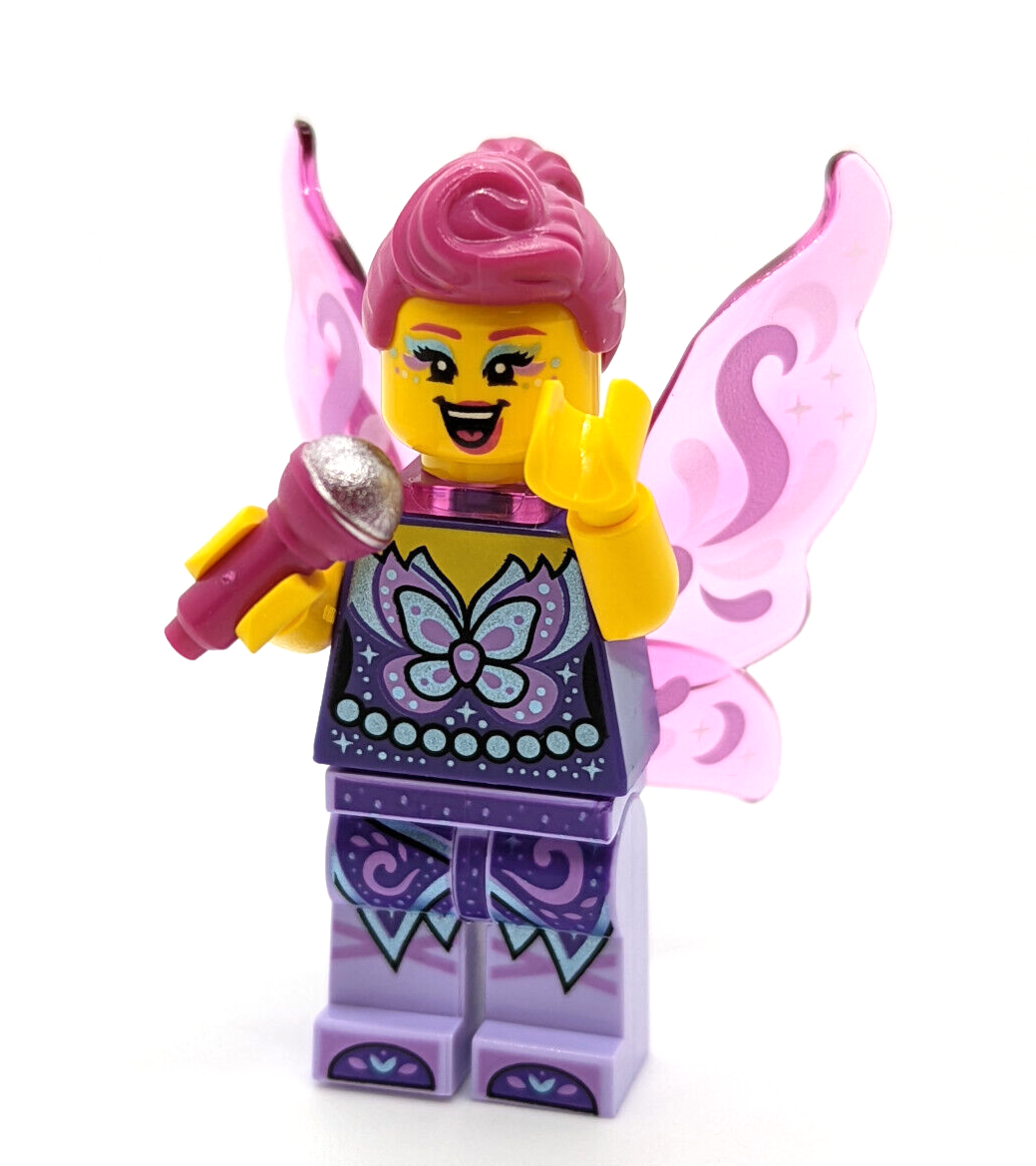 NEW Fairy Singer w/ Mic - Vidiyo:  The Boombox 43115 (vid034) LEGO Minifigure - StudBee