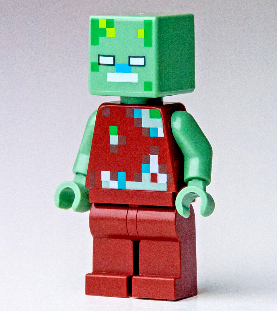 LEGO Drowned Zombie Minifigure - The Coral Reef - 21164 (min088)