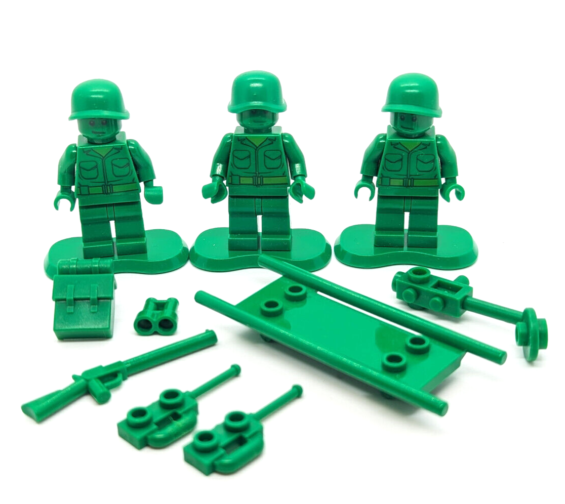 LEGO Toy Story Green Army Men Minifigure Lot (toy001) 7595 30071 Stretcher - StudBee