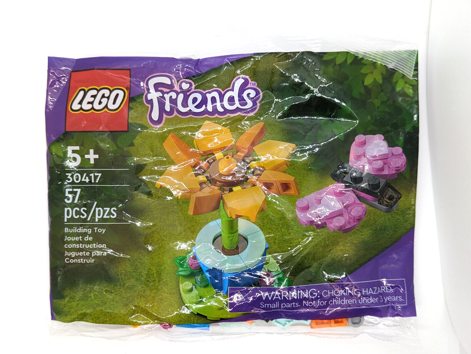 New LEGO 30417 Friends Garden Flower & Butterfly Polybag Botanical - StudBee