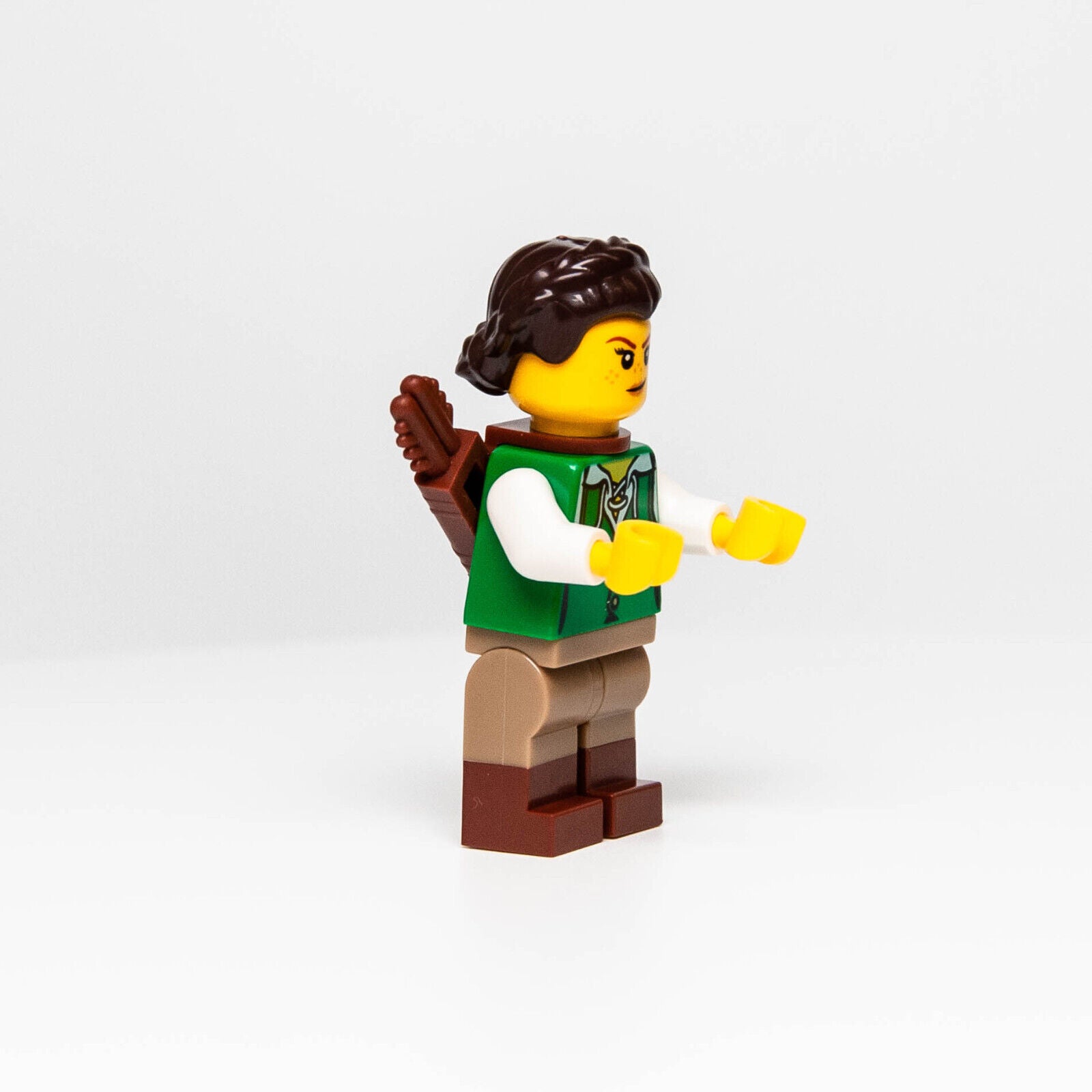 NEW LEGO Medieval Female Archer Minifigure (IDEA083) Black Falcon 21325 - StudBee