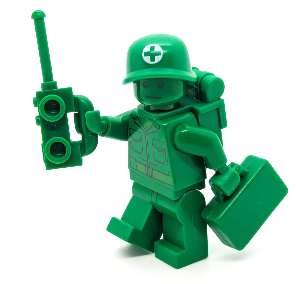LEGO Toy Story Green Army Man Medic Backpack Minifigure (toy002) 7595 Men Patrol - StudBee