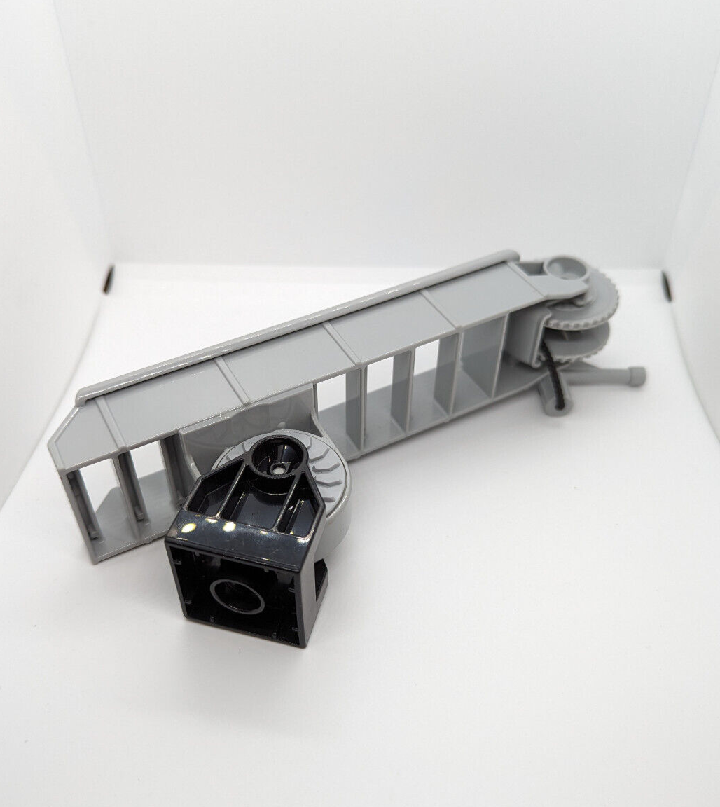 Lego Duplo 7" Gray Fire Truck Ladder w/ Black Reel and Gray Nozzle 10593 - StudBee