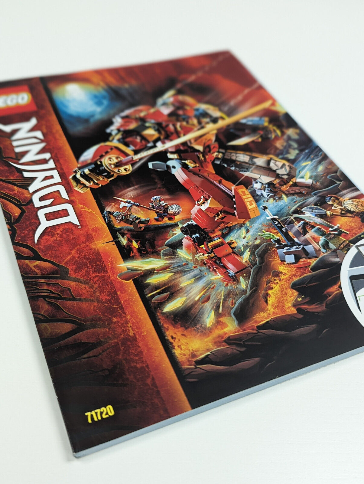 New LEGO 71720 NINJAGO Fire Stone Mech - Building -Instructions ONLY - StudBee