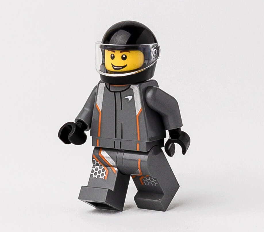 LEGO McLaren Senna Race Car Driver Minifigure - 75892 (sc069) - StudBee