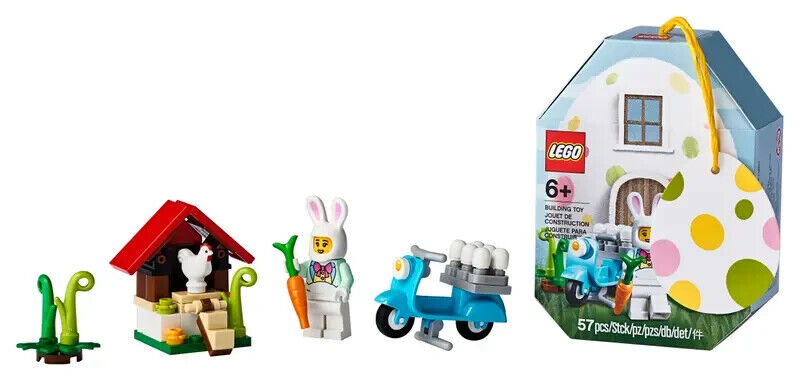 Lego 853990 Easter Bunny Girl House - Ornament - Basket Filler (hol196) - StudBee