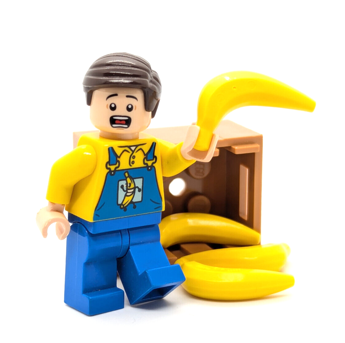 LEGO Truck Driver Minifigure (sh0149) DC Justice League 76026 Banana Overalls