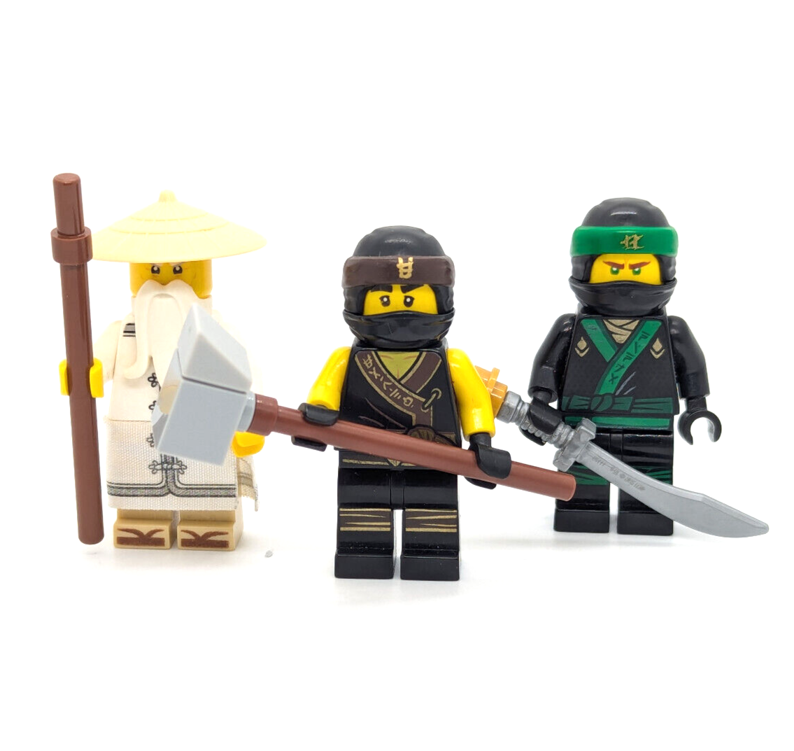 LEGO Ninjago Minifigure Lot - Wu,  Cole & Lloyd - 70618 Destiny's Bounty