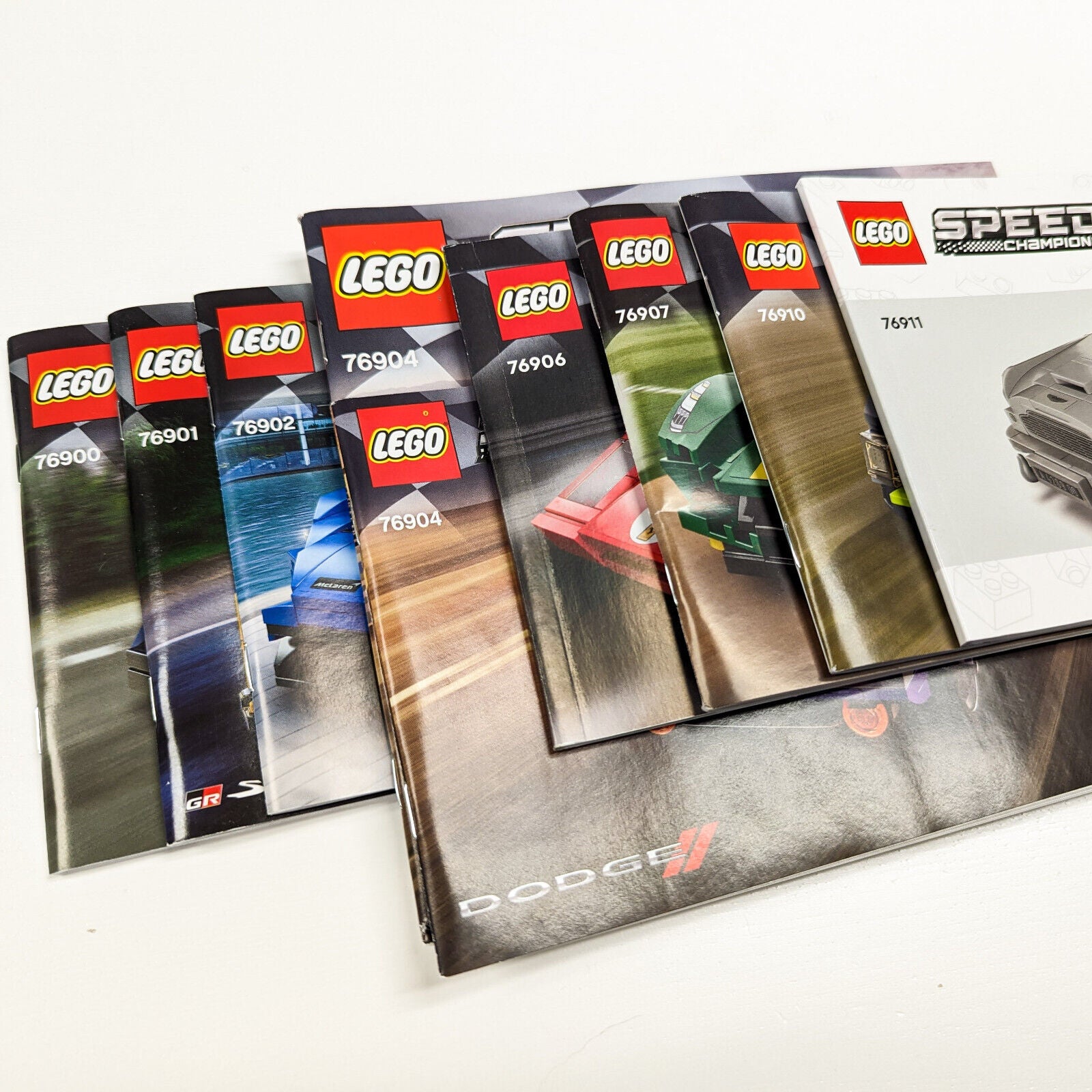 New LEGO Speed Series Lot of 8 - BOOKLETS ONLY - StudBee