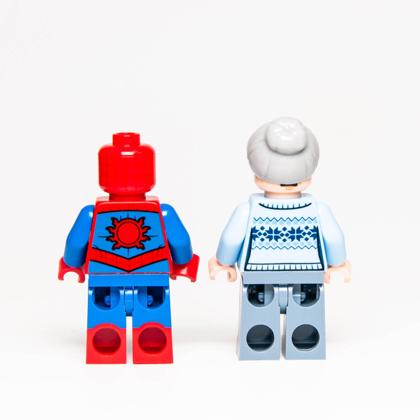 Lego 76115 Minifigure Lot : Spider-Man (sh536) & Aunt May (sh544) Mech vs. Venom - StudBee