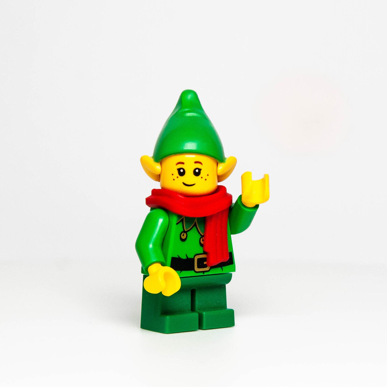 Lego Christmas Holiday Minifigure - Elf w/ Scarf Bells (hol026) Club House 10275