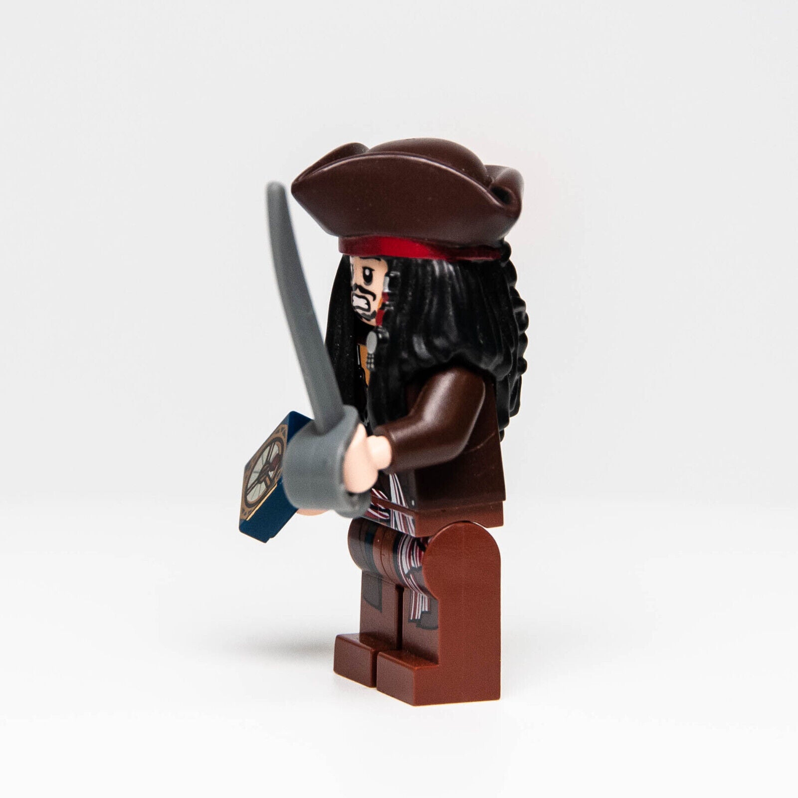 Lego Pirates of Caribbean Minifigure Captain Jack Sparrow with Tricone (poc011 ) - StudBee