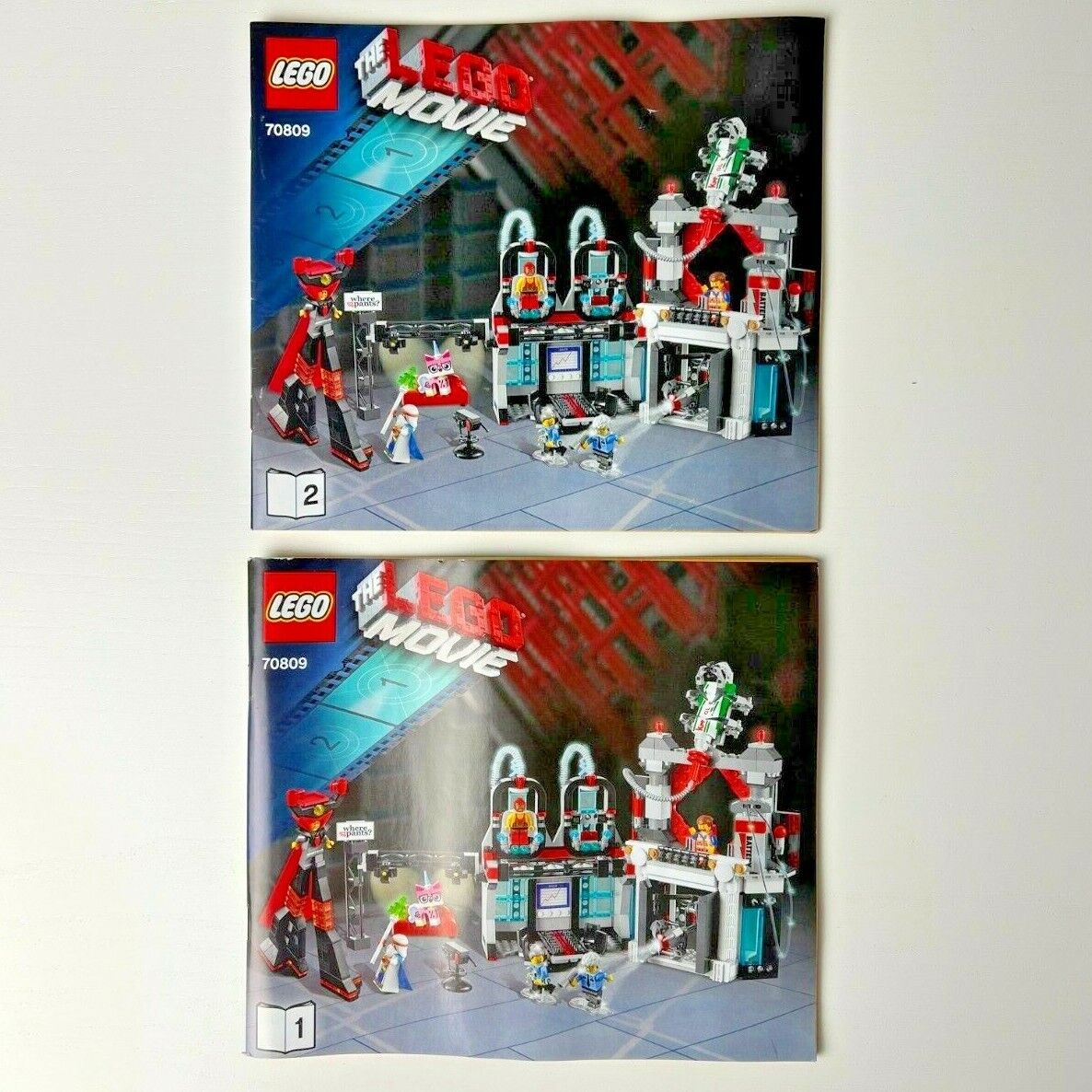 New LEGO The Lego Movie - Lord Business' Evil Lair -Instructions Only - StudBee