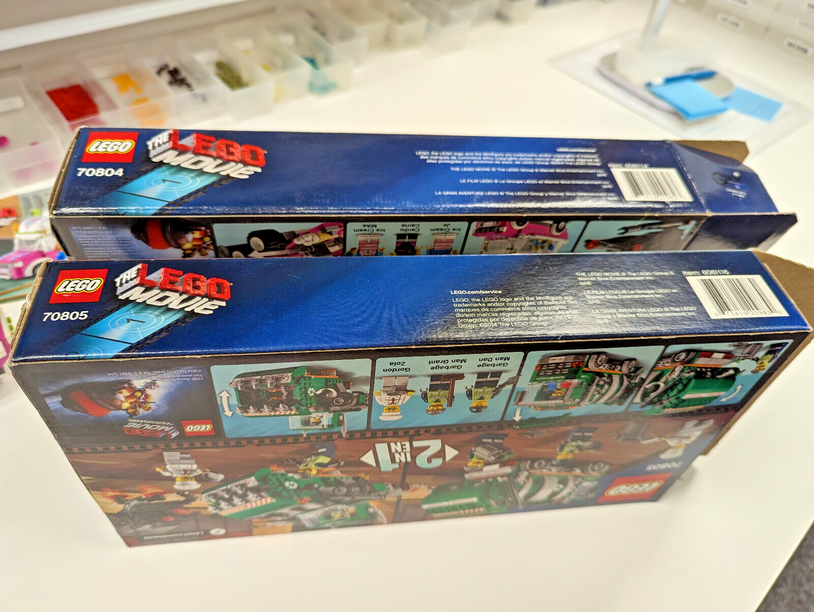 The LEGO Movie Set Lot: Trash Chomper 70805 & Ice Cream Machine 70804 - StudBee
