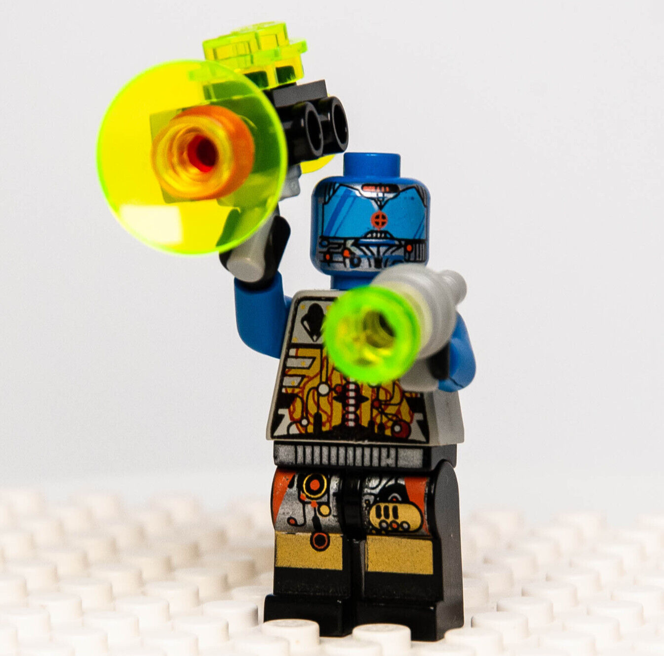 LEGO UFO Droid Blue Techdroid 1 Minifigure (sp043) Space Alien Robot 4305 - StudBee