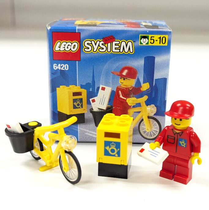 Lego Classic Town 6420 - Mail Carrier Postman - 100% Complete with Box - StudBee