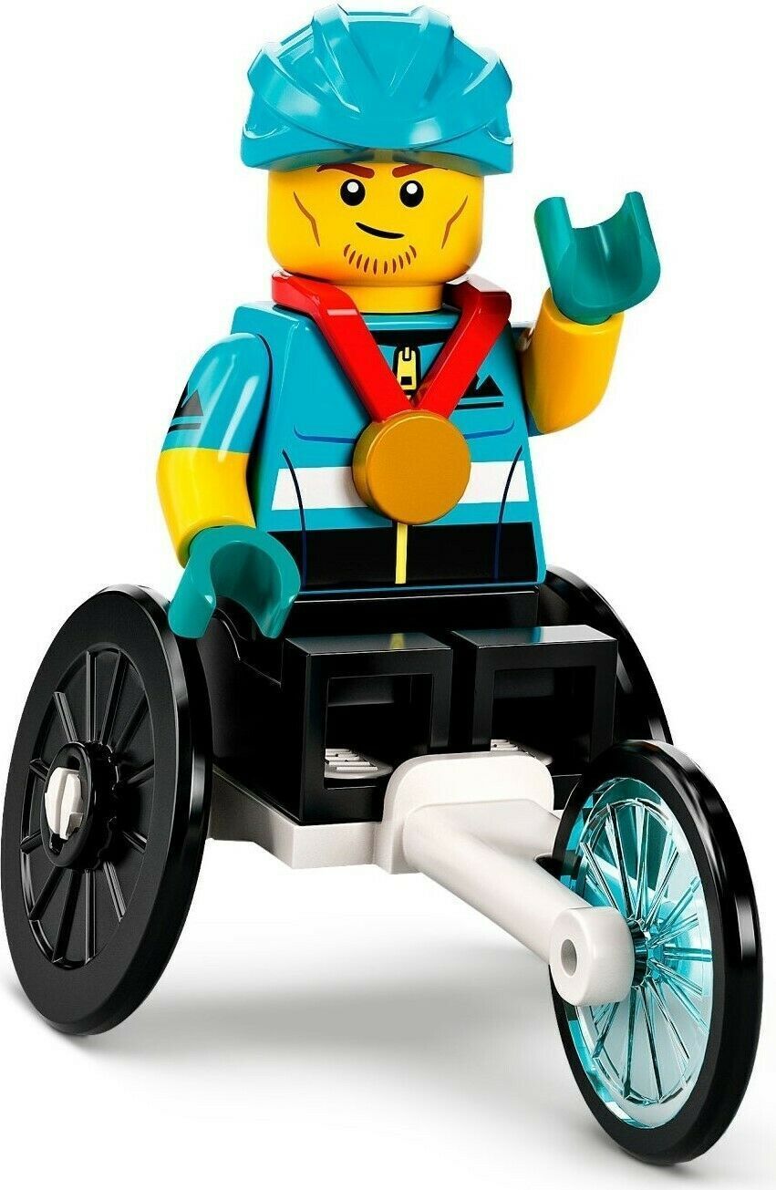 LEGO 71032 Series 22 Collectible Minifigure WHEELCHAIR RACER (col397) - StudBee