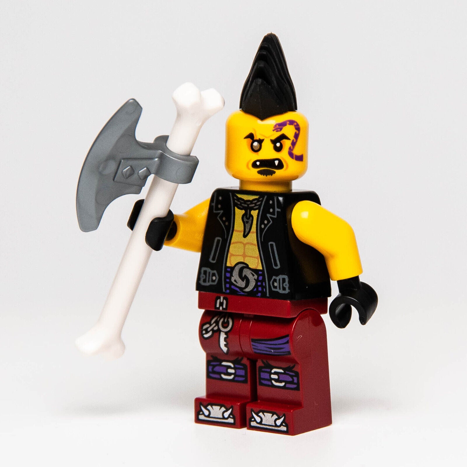 NEW LEGO Ninjago Legacy Minifigure - EYEZOR w/ Mohawk, Bone Axe (njo639) 71735 - StudBee