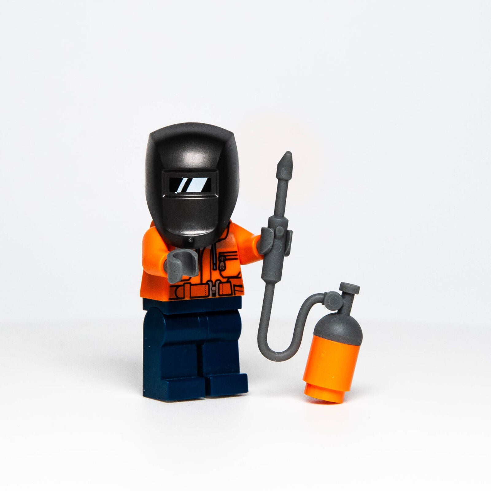 Lego City Fire Minifigure - Welder in Safety Jacket (cty1115) 60248