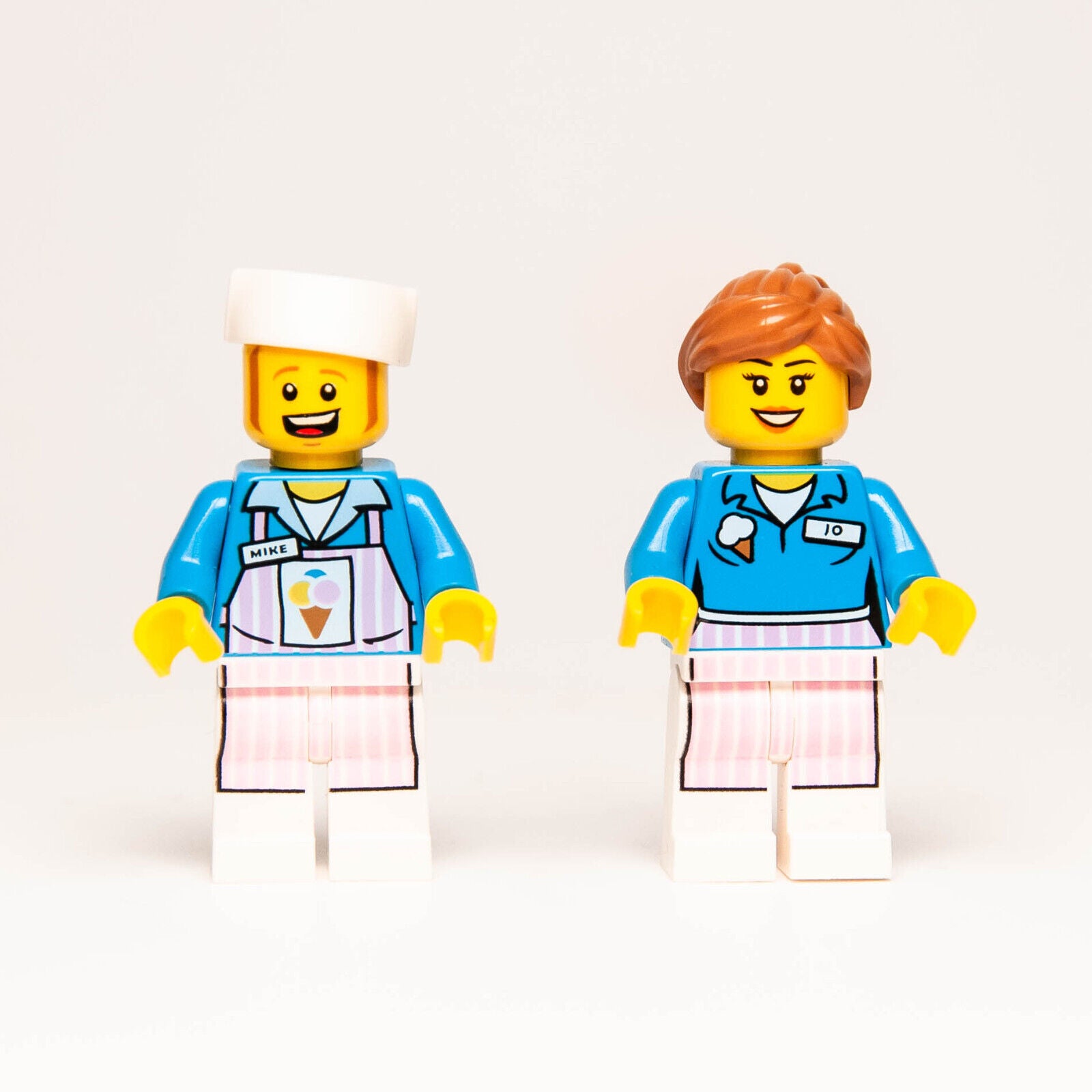 Lot of Lego Movie Minifigures: Jo & Mike 70804 Ice Cream Machine (tlm031 tlm032) - StudBee