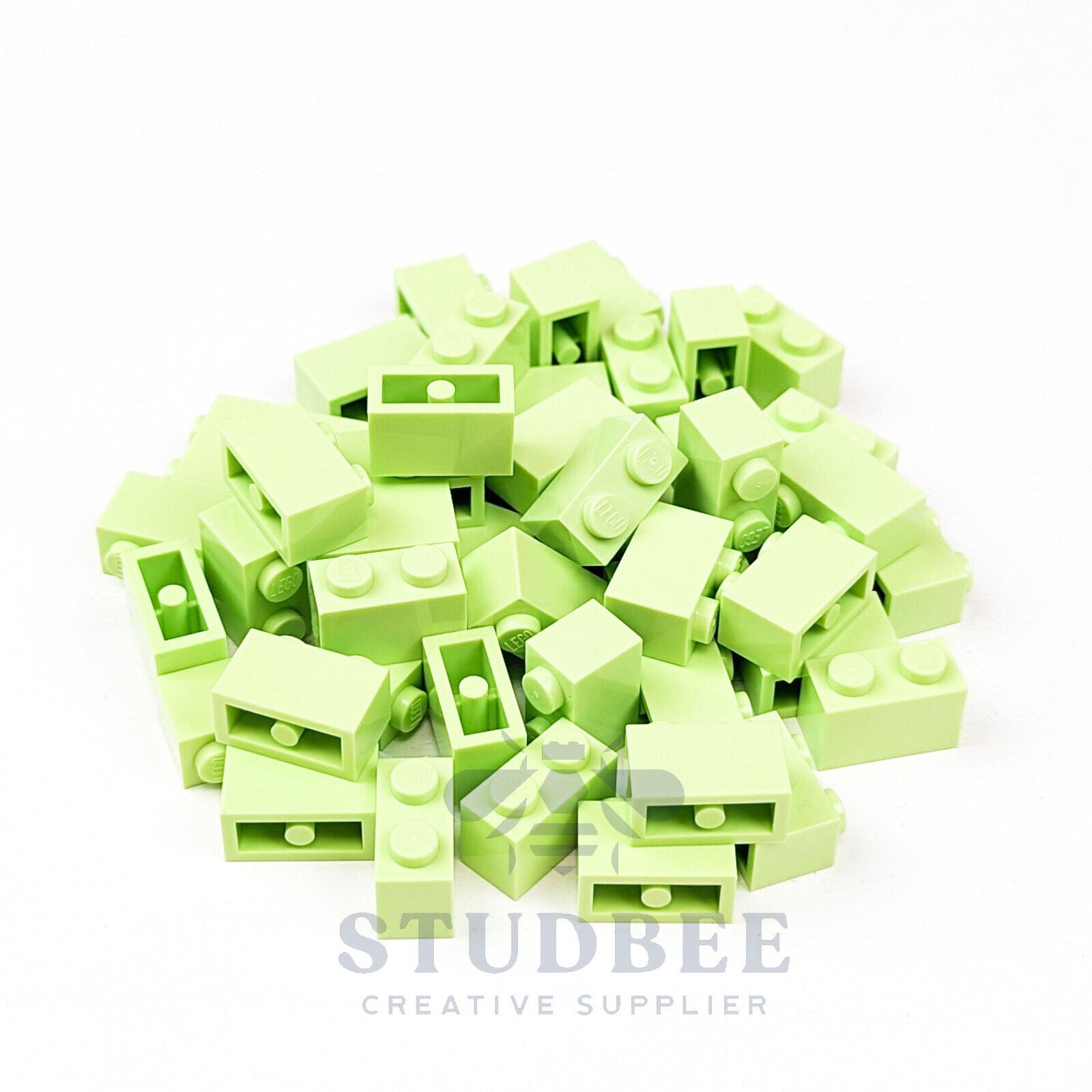 NEW LEGO  - 1 x 2 Bricks - #3004 - 50 Pieces - 20+ Colors Available - StudBee