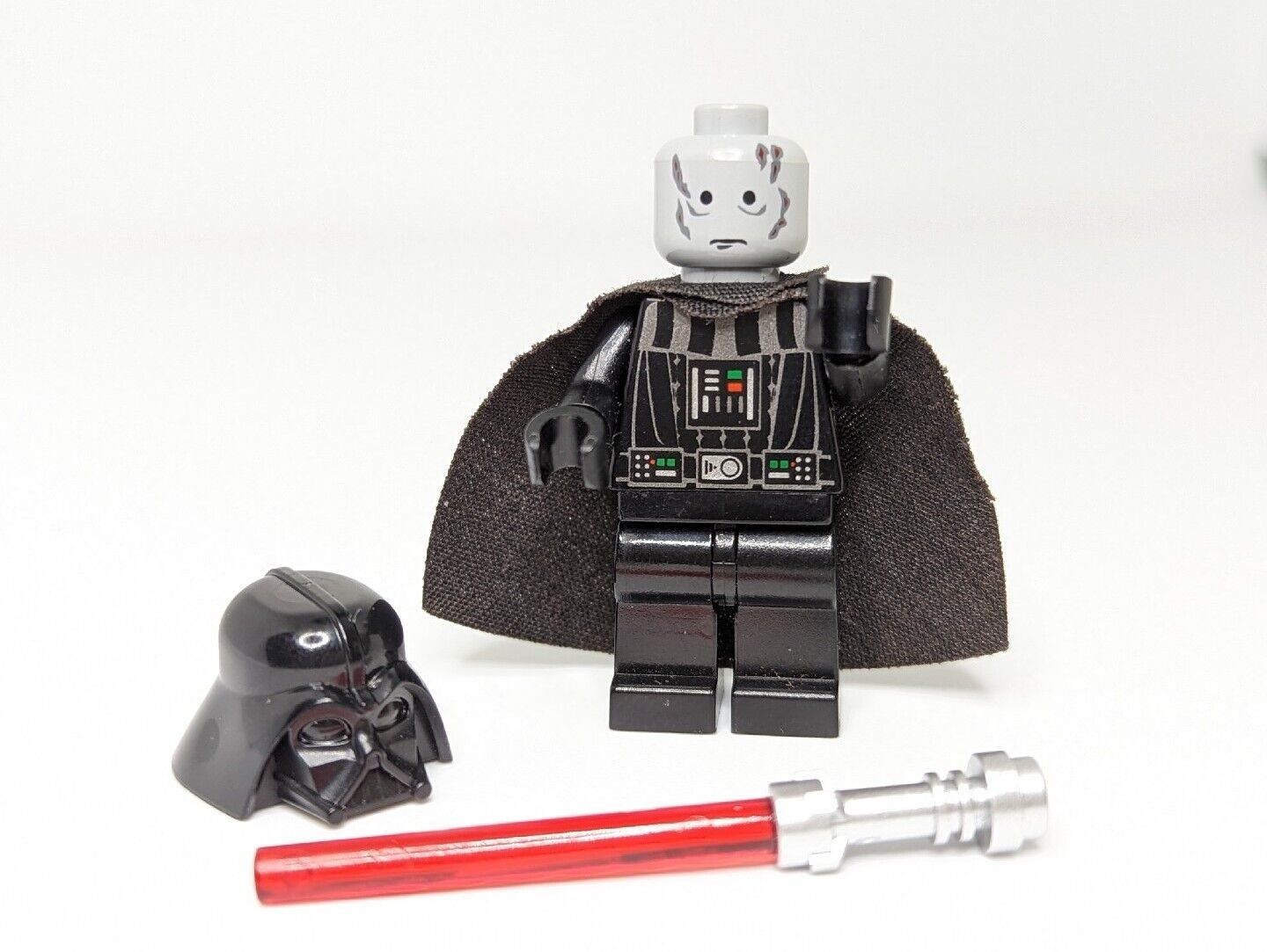LEGO Star Wars Minifigure - Darth Vader Death Star Torso,  No Eyebrows (sw0232) - StudBee