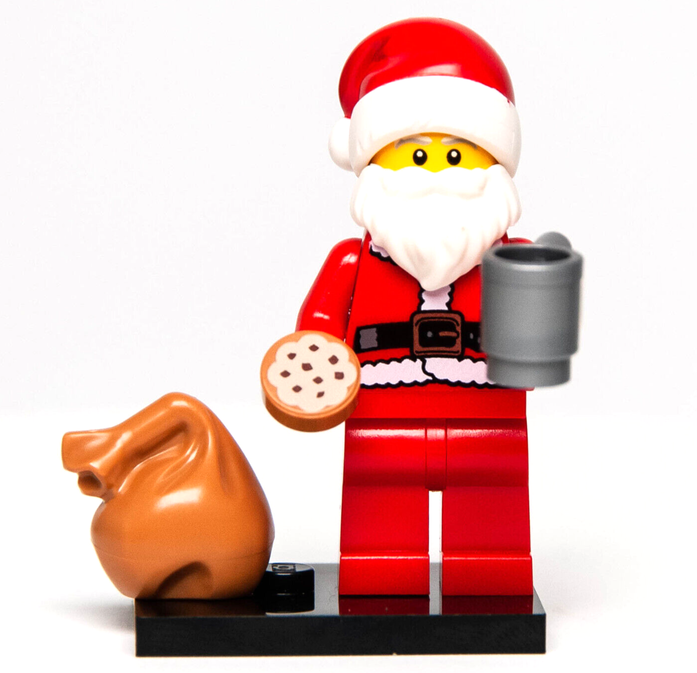 LEGO CMF Series 8 Set - Santa plus Mug & Cookie 8833 (col08-10 col122) (wtr - StudBee