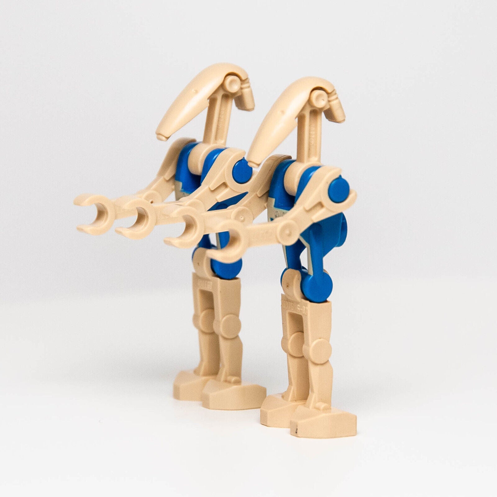 (2) LEGO Star Wars Battle Droid Pilot Minifigure Blue Torso (sw0300) - StudBee