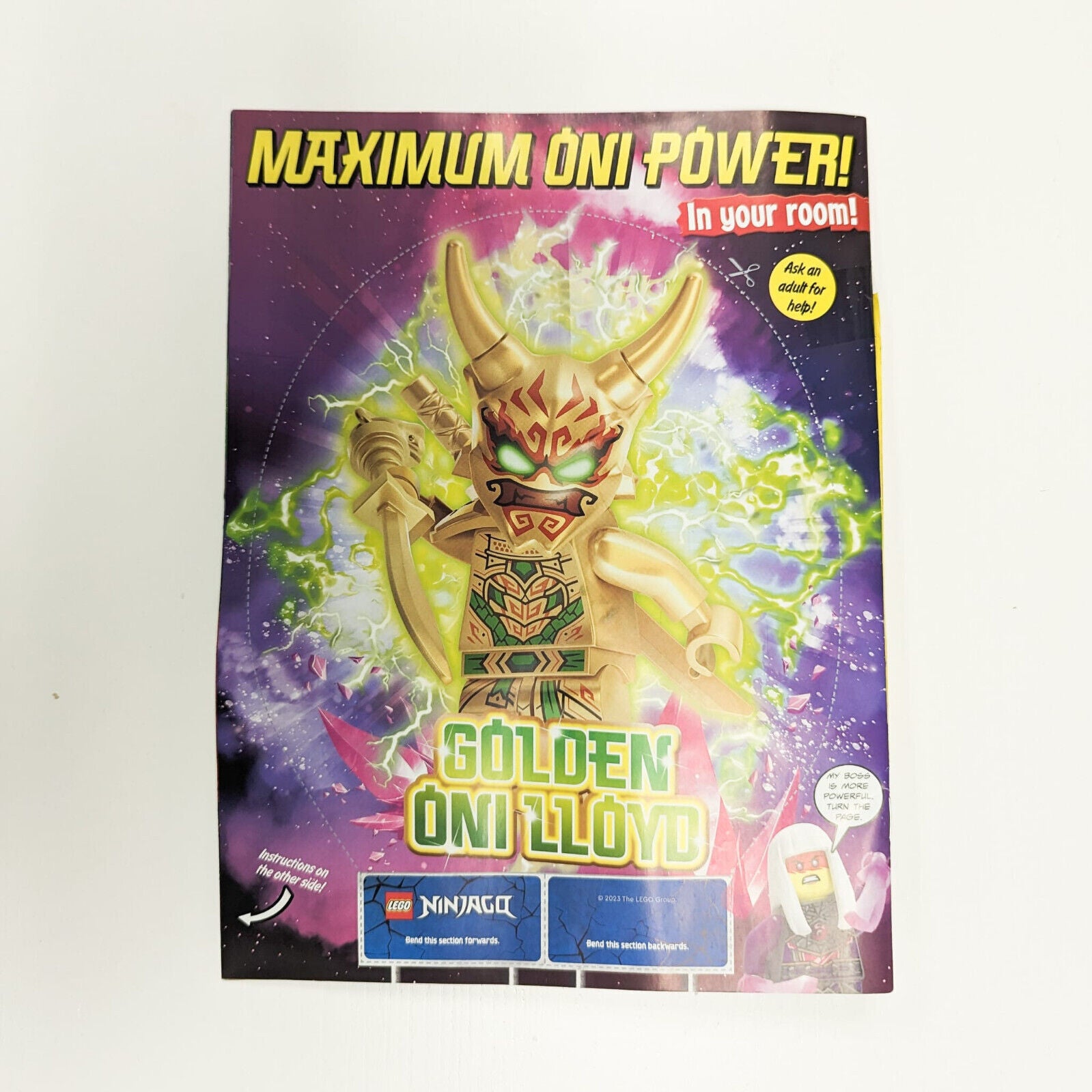 LEGO Ninjago UK Magazine Issue 98 - Golden Dragon Jay Minifigure (njo755) 892302 - StudBee