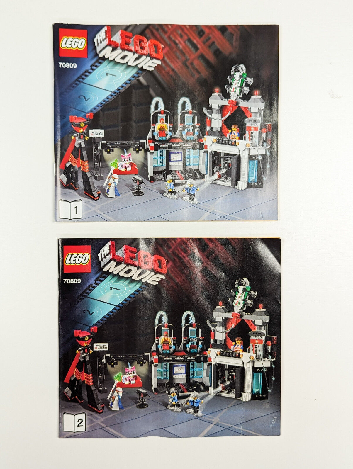 New LEGO 70809 Lego Movie Lord Business' Evil Lair -Building -Instructions ONLY - StudBee
