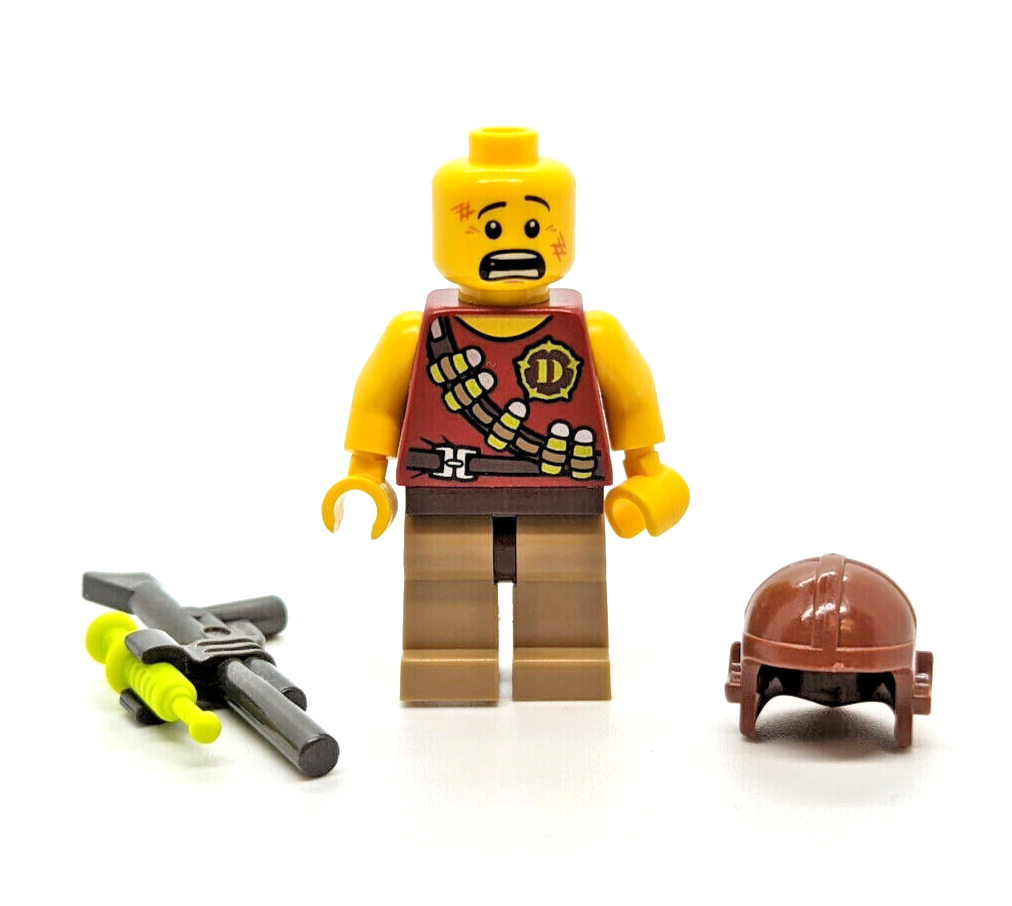 LEGO Dino Hero Tranquilizer Belt Minifigure w/ Gun (dino001) 5887 5884 Jurassic - StudBee