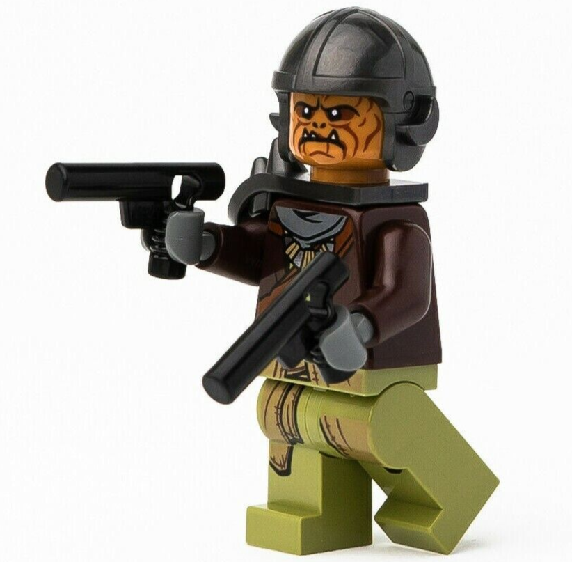 New LEGO Klatooinian Raider with Helmet Minifigure - Star Wars -  (sw1060) - StudBee